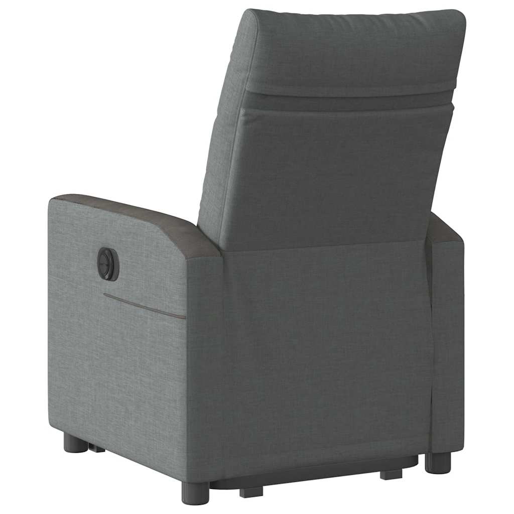 Fauteuil inclinable électrique gris foncé tissu - XIOS