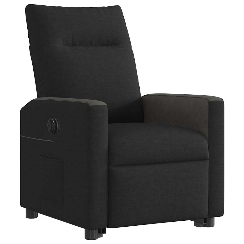 Fauteuil inclinable électrique noir tissu - XIOS