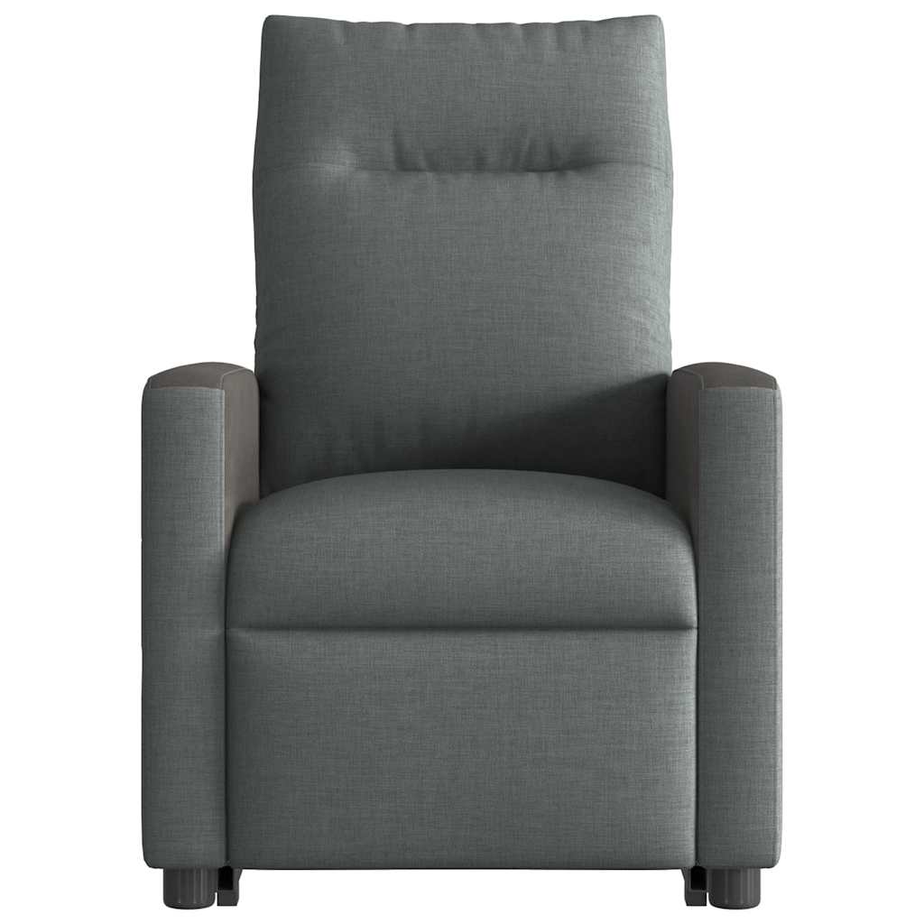 Fauteuil inclinable de massage électrique Gris foncé Tissu - XIOS
