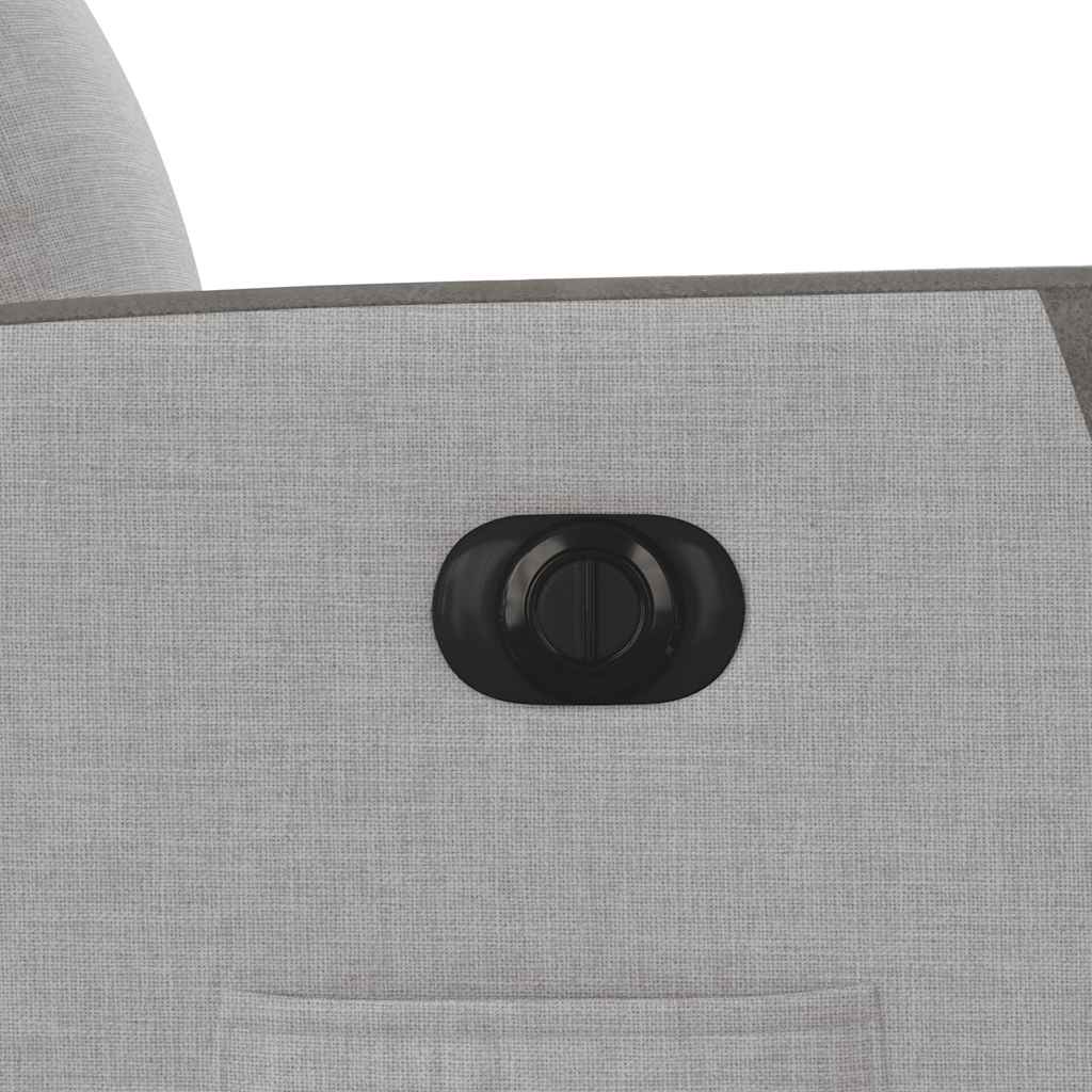 Fauteuil inclinable électrique gris nuage tissu - XIOS