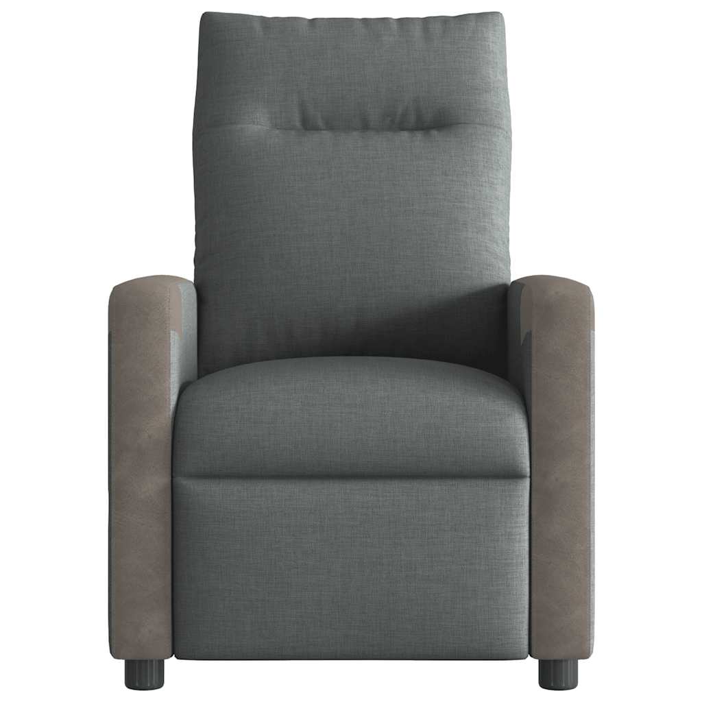 Fauteuil inclinable électrique Gris foncé Tissu - XIOS