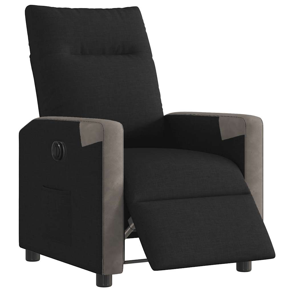 Fauteuil inclinable électrique Noir Tissu - XIOS