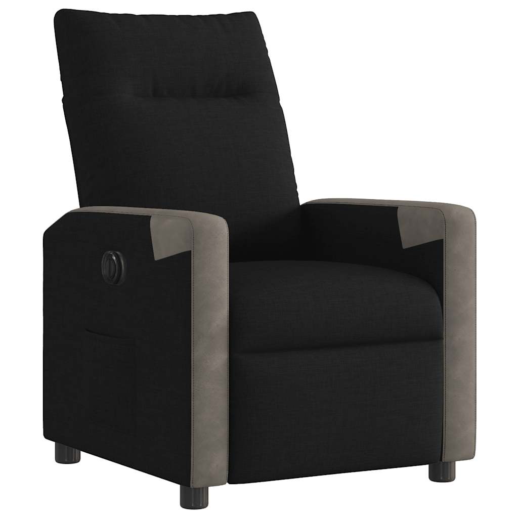 Fauteuil inclinable électrique Noir Tissu - XIOS