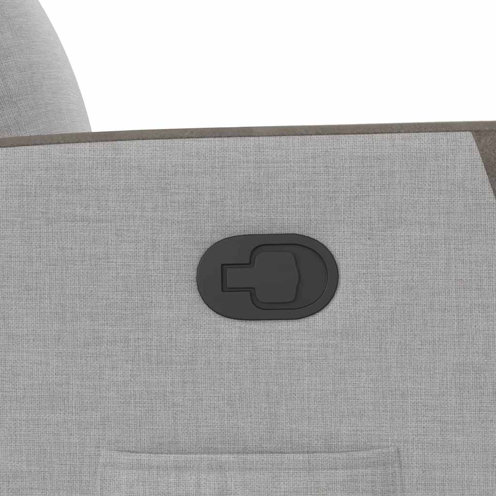 Fauteuil inclinable gris nuage tissu - XIOS