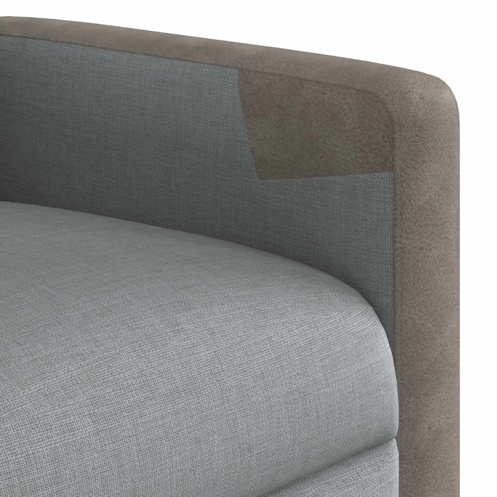Fauteuil inclinable Gris clair Tissu - XIOS