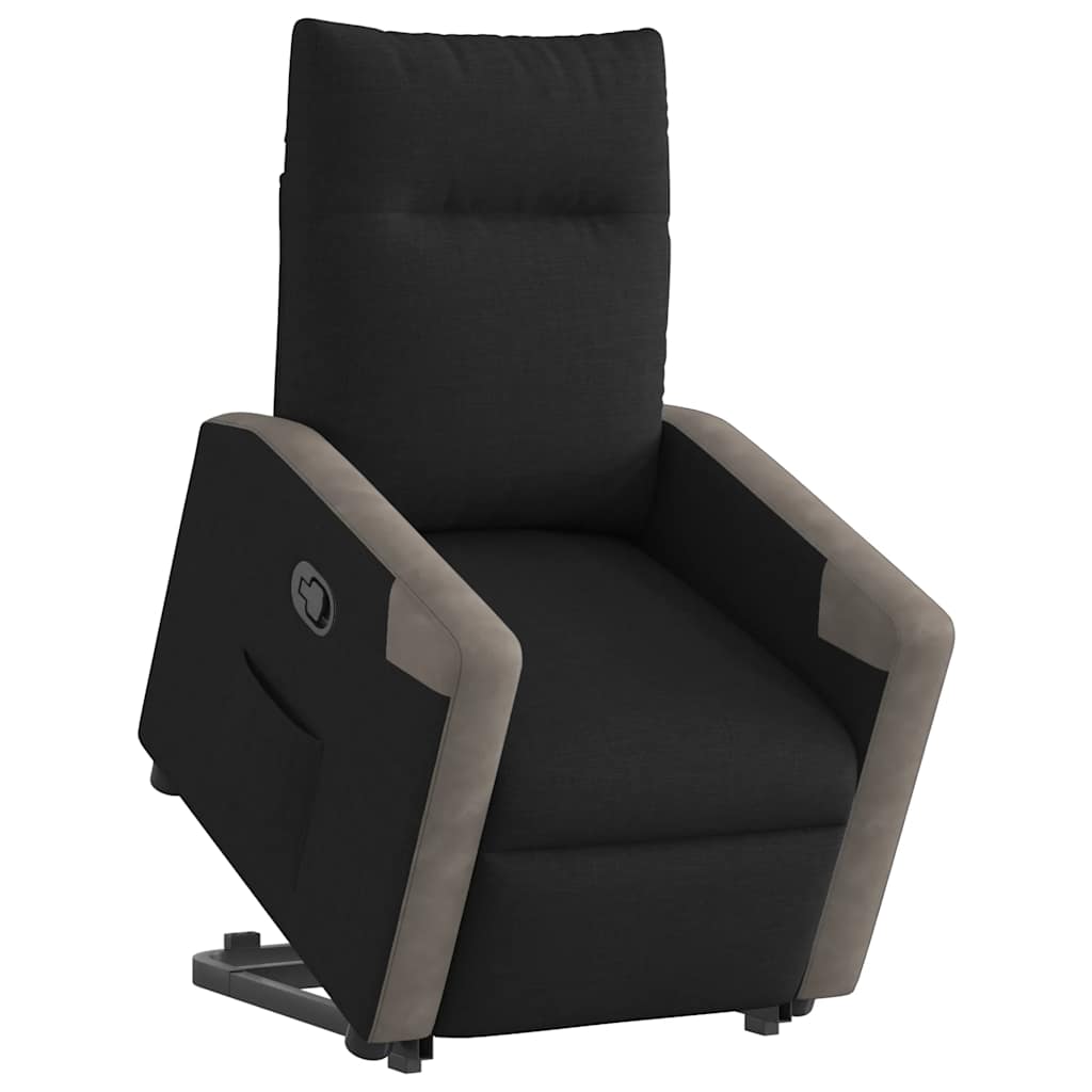 Fauteuil inclinable noir tissu - XIOS