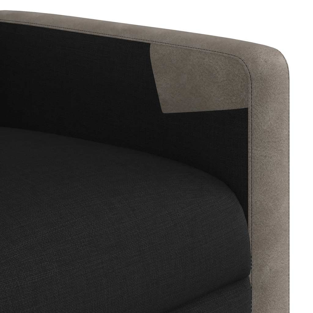 Fauteuil inclinable noir tissu - XIOS