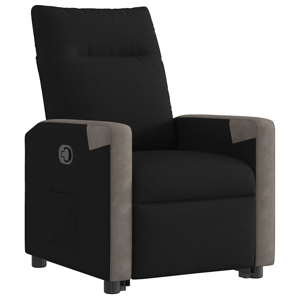 Fauteuil inclinable noir tissu - XIOS