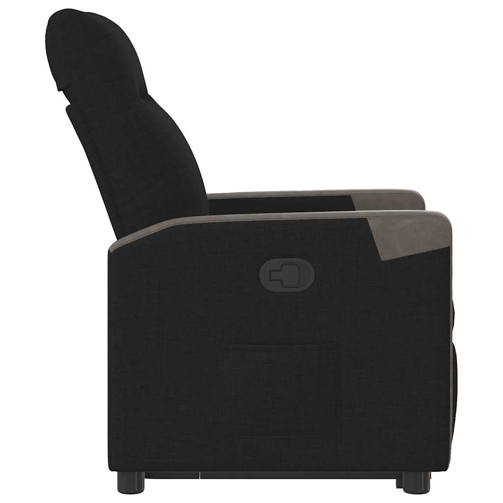 Fauteuil inclinable noir tissu - XIOS
