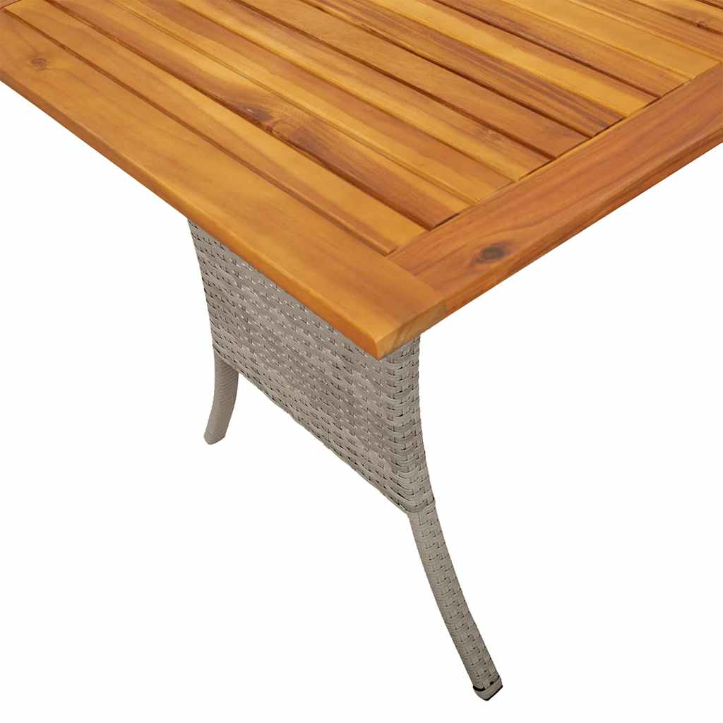 Ensemble de canapé de jardin 6 pcs avec coussins gris résine tressée clair