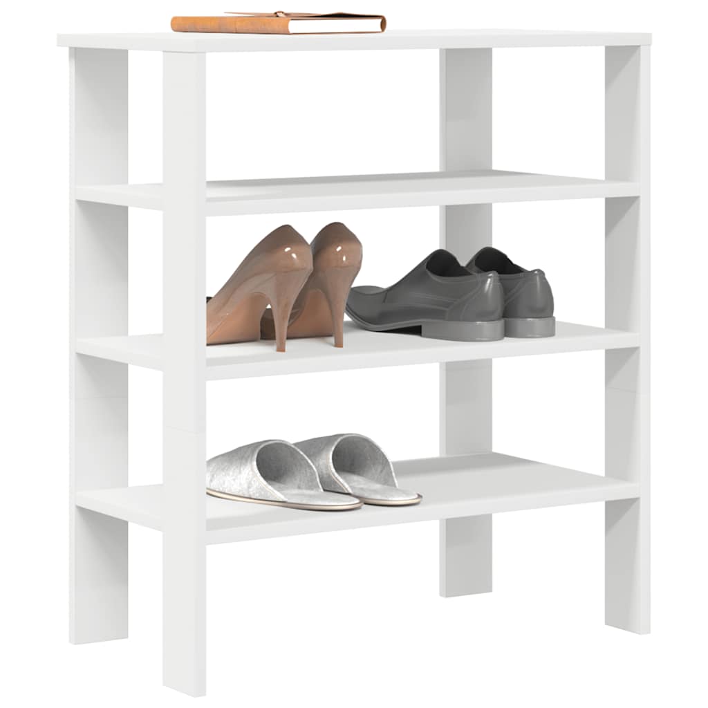 Étagère à chaussures blanc 61x32x70 cm bois d'ingénierie - XIOS