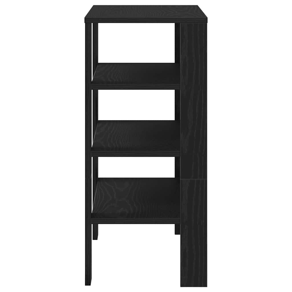 Étagère à chaussures noir 61x32x70 cm bois d'ingénierie - XIOS