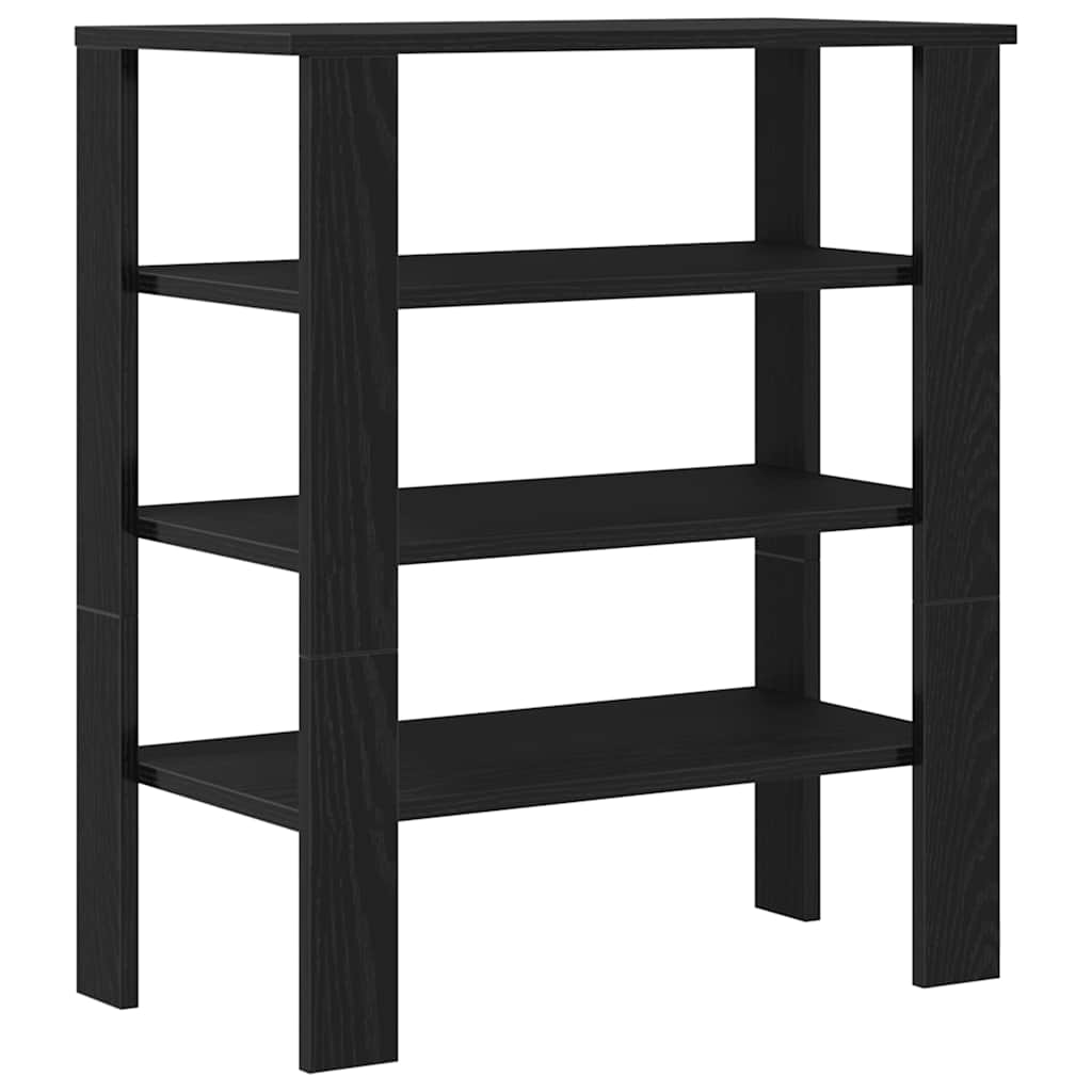 Étagère à chaussures noir 61x32x70 cm bois d'ingénierie - XIOS