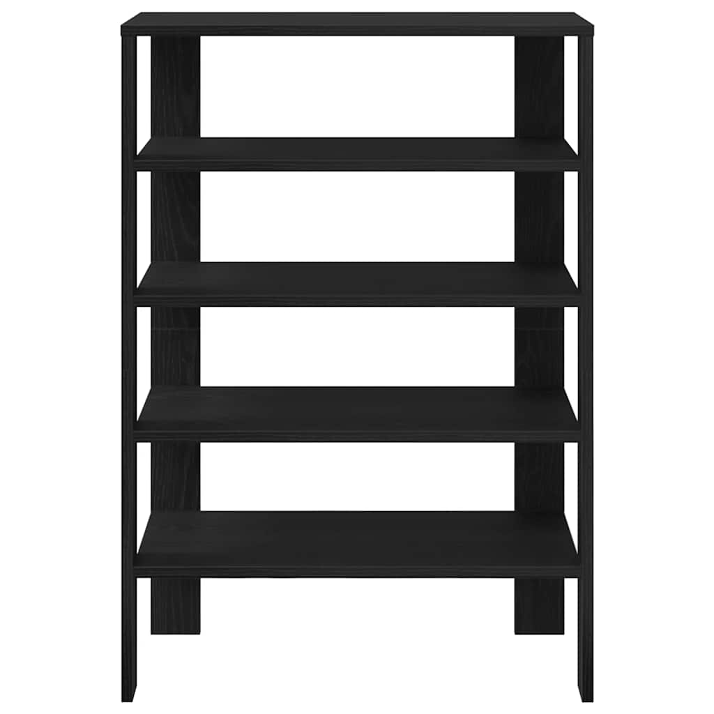 Étagère à chaussures noir 61x32x87,5 cm bois d'ingénierie - XIOS