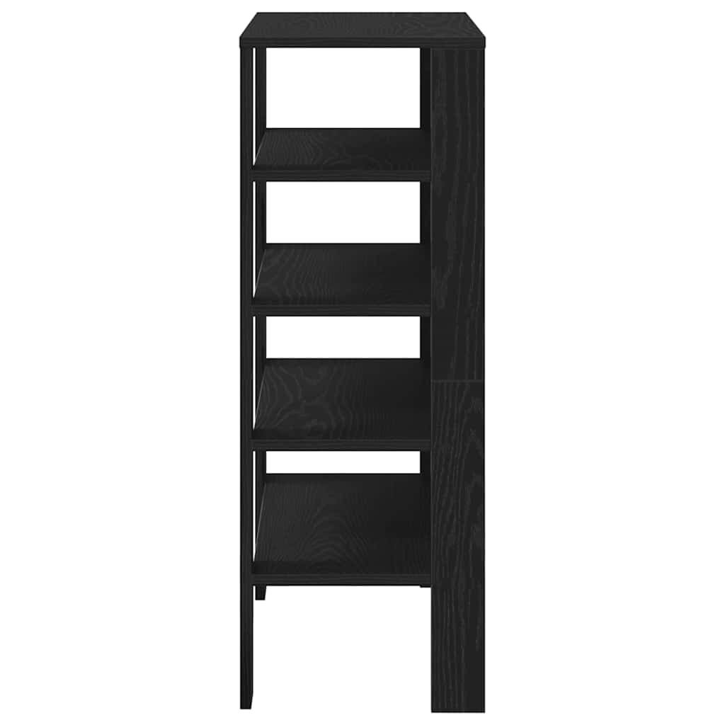 Étagère à chaussures noir 61x32x87,5 cm bois d'ingénierie - XIOS