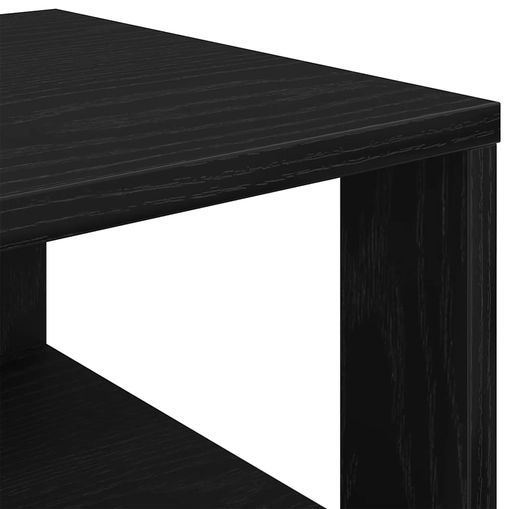 Étagère à chaussures noir 61x32x87,5 cm bois d'ingénierie - XIOS