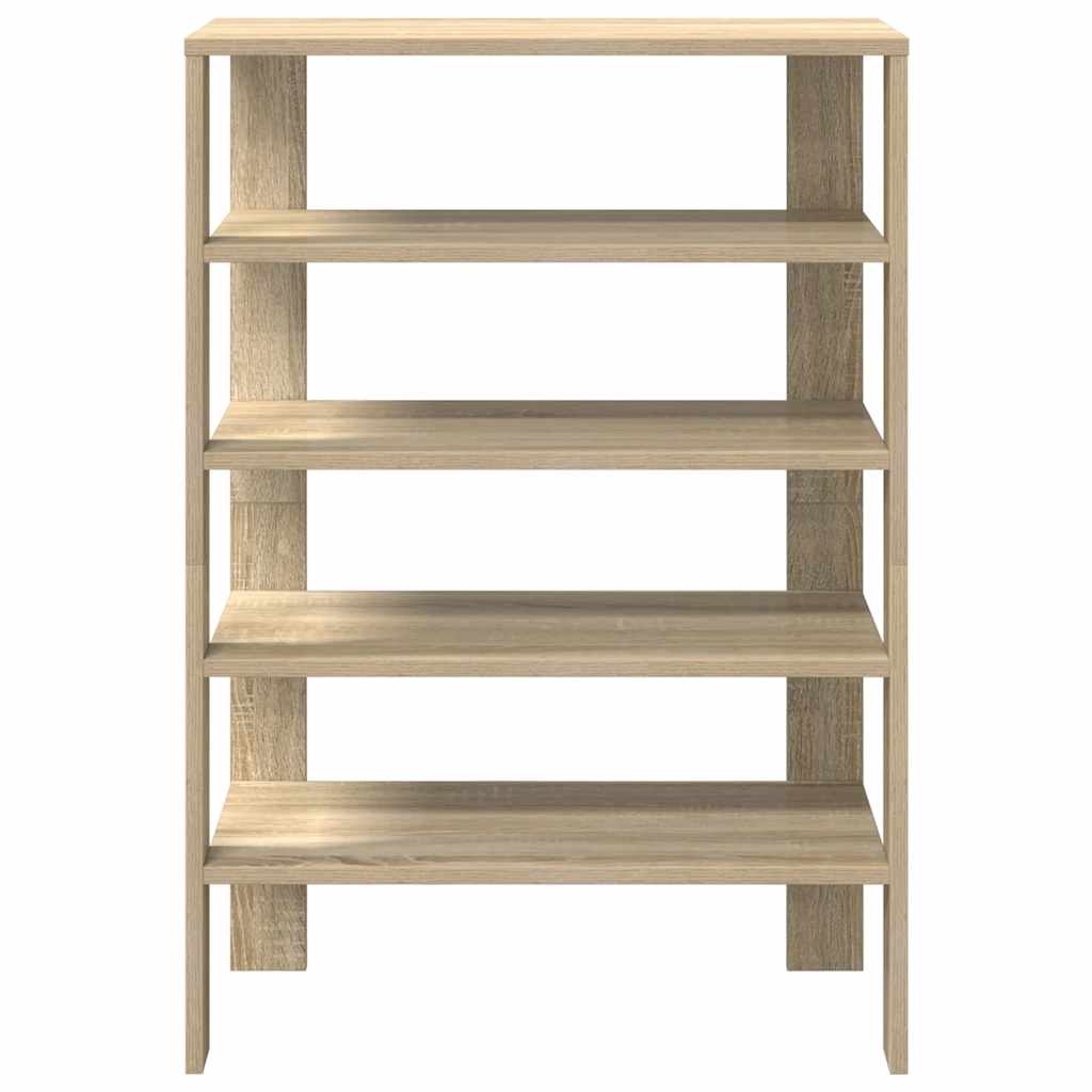 Étagère à chaussures chêne sonoma 61x32x87,5 cm bois ingénierie - XIOS