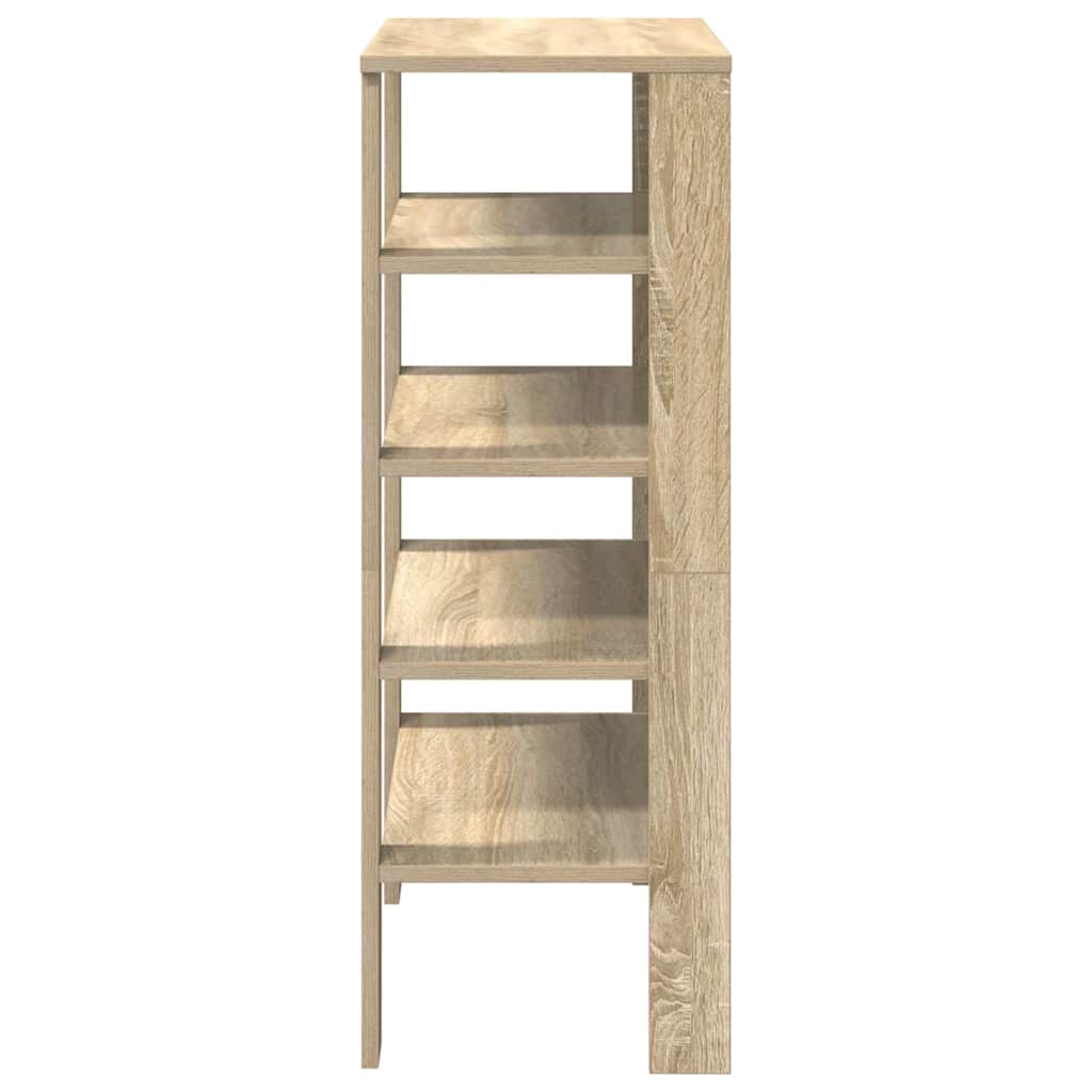 Étagère à chaussures chêne sonoma 61x32x87,5 cm bois ingénierie - XIOS