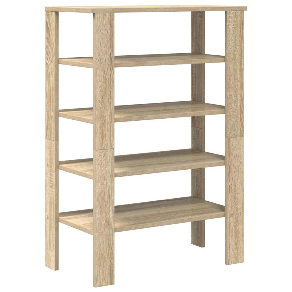 Étagère à chaussures chêne sonoma 61x32x87,5 cm bois ingénierie - XIOS