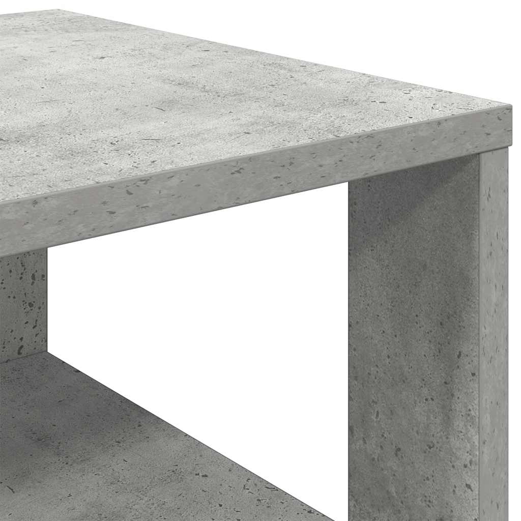 Étagère à chaussures gris béton 61x32x87,5 cm bois d'ingénierie - XIOS