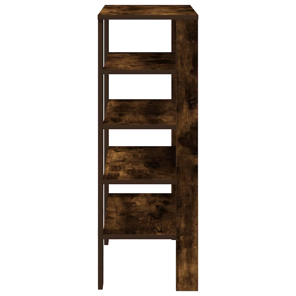 Étagère à chaussures chêne fumé 61x32x87,5 cm bois d'ingénierie - XIOS