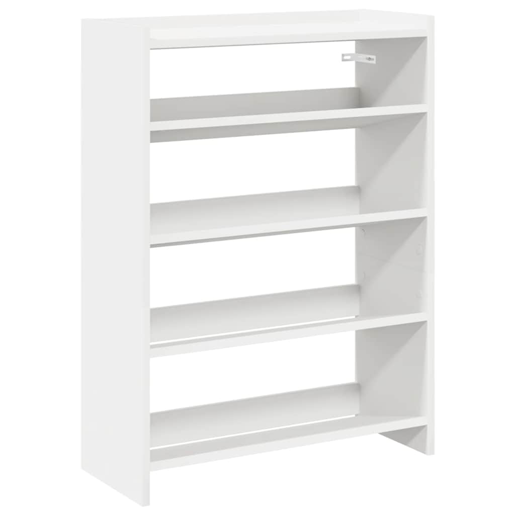 Étagère à chaussures blanc 60x25x81 cm bois d'ingénierie - XIOS