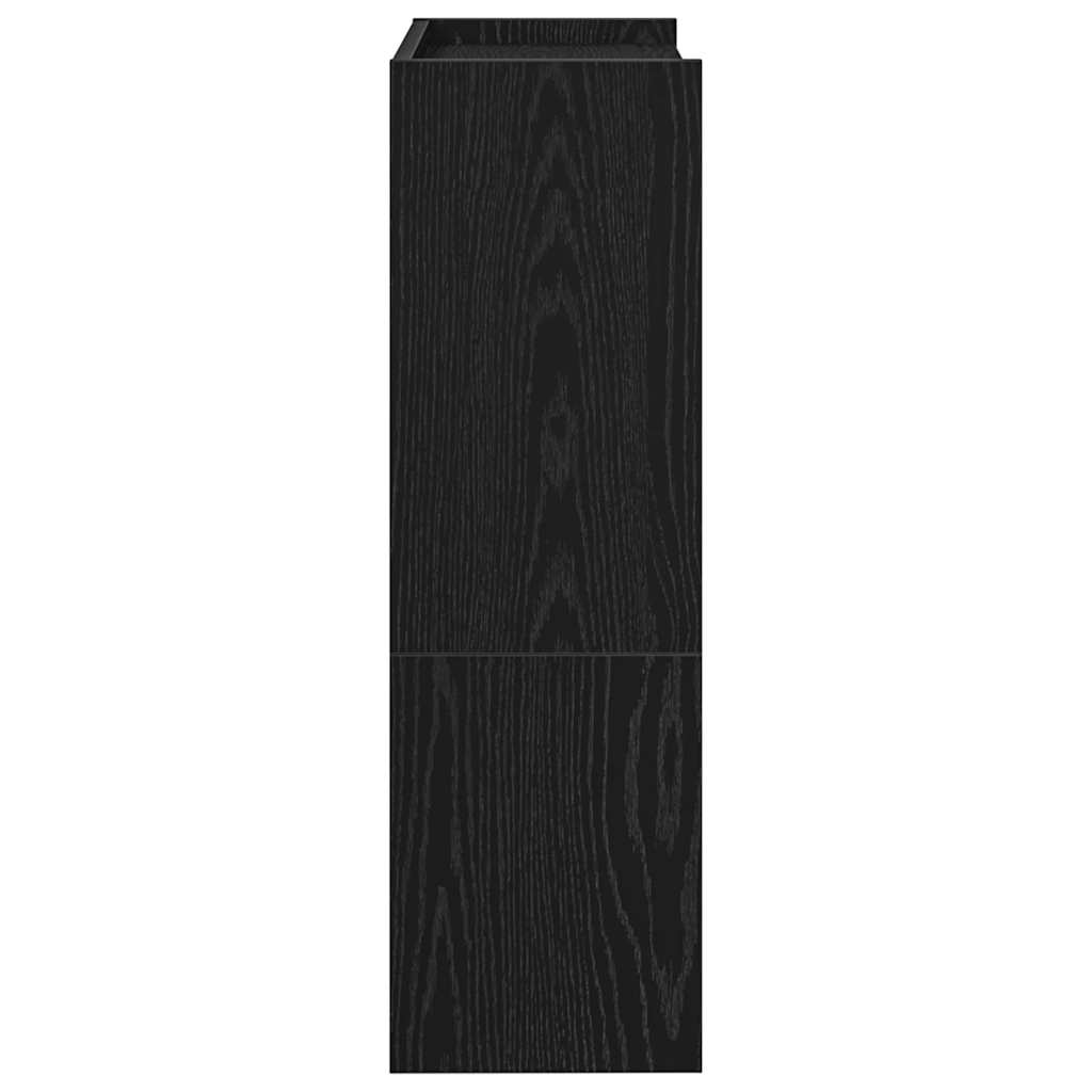 Étagère à chaussures noir 60x25x81 cm bois d'ingénierie - XIOS