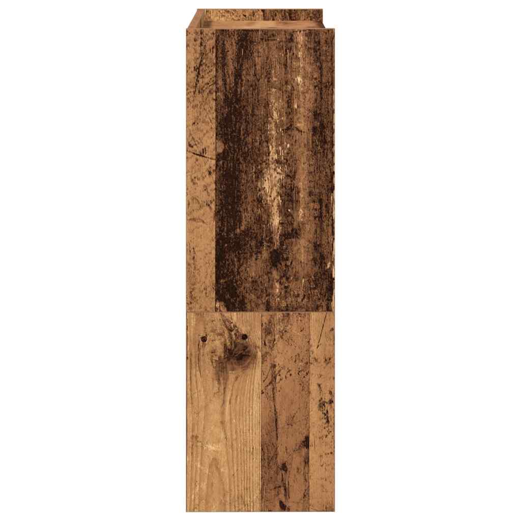 Étagère à chaussures vieux bois 60x25x81 cm bois d'ingénierie - XIOS