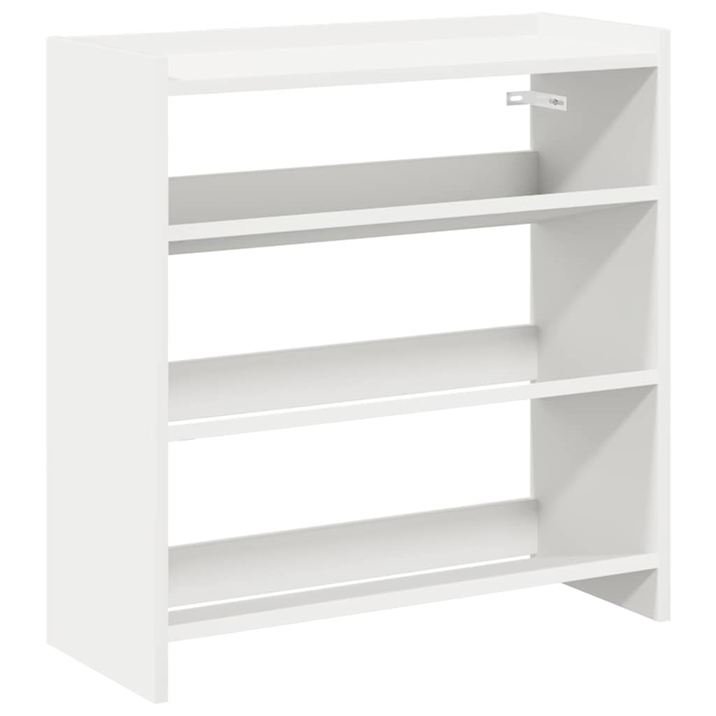 Étagère à chaussures blanc 60x25x62 cm bois d'ingénierie - XIOS