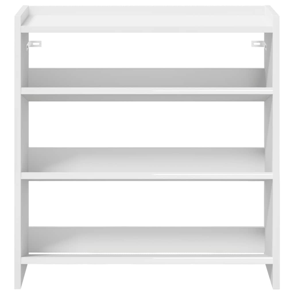 Étagère à chaussures blanc 60x25x62 cm bois d'ingénierie - XIOS