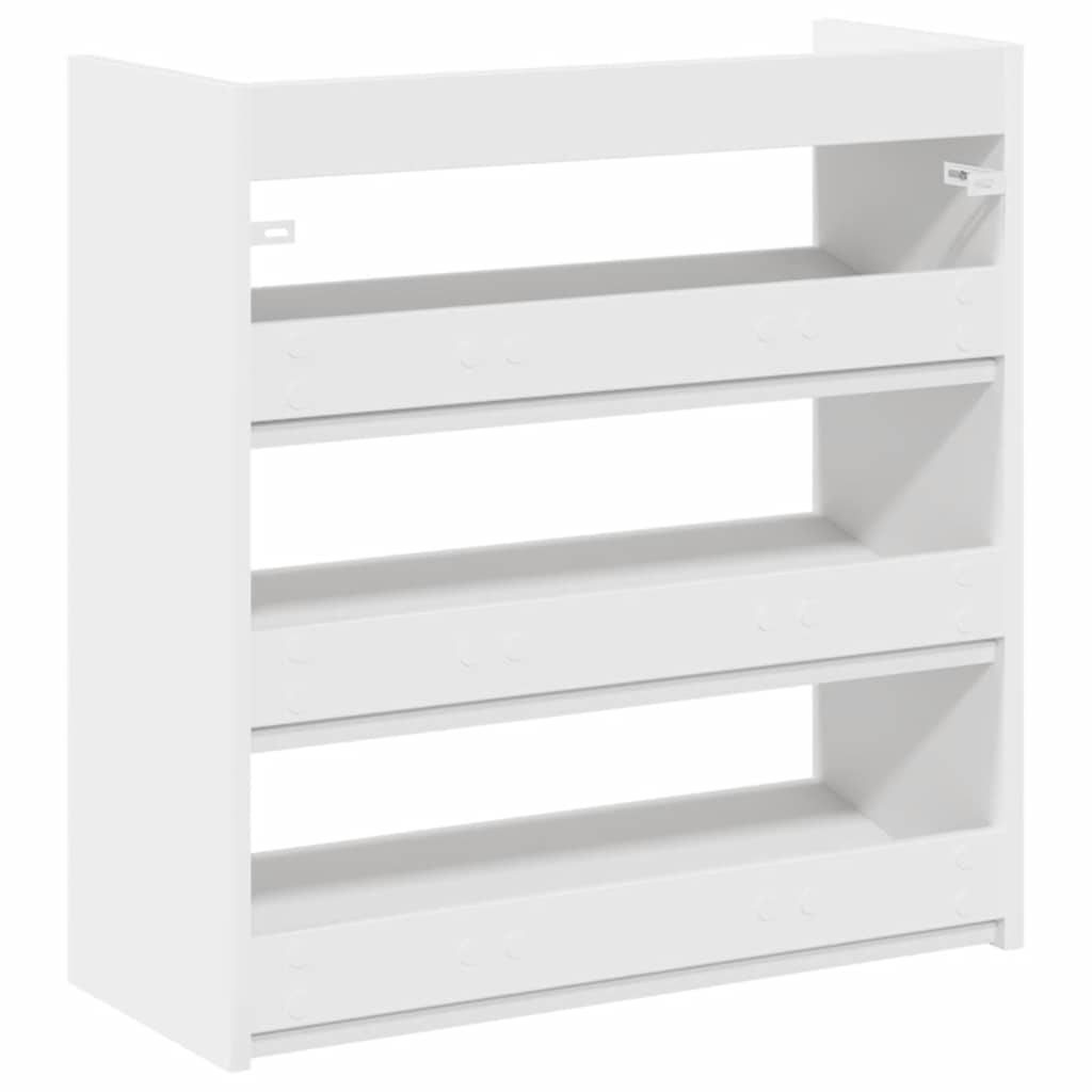 Étagère à chaussures blanc 60x25x62 cm bois d'ingénierie - XIOS