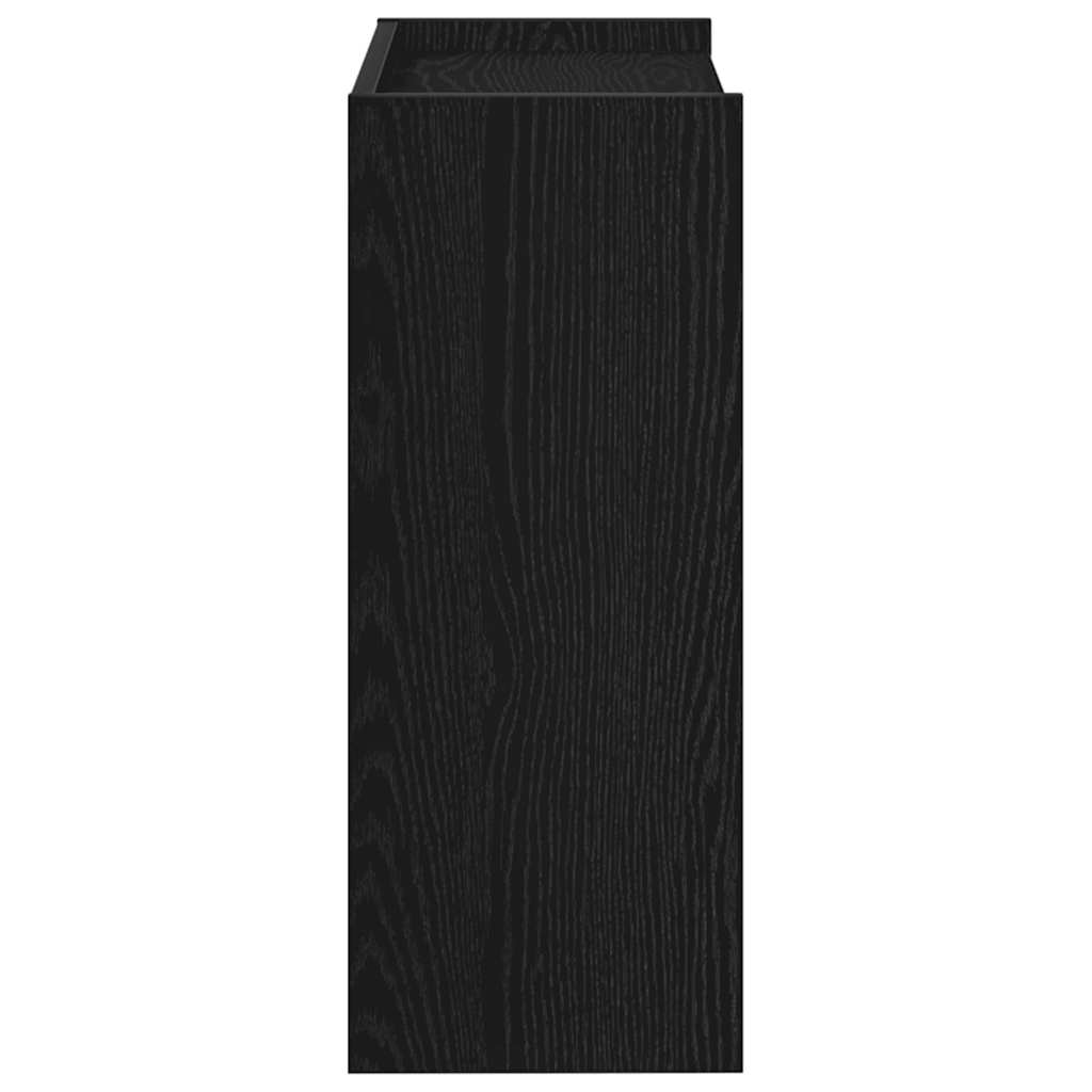 Étagère à chaussures noir 60x25x62 cm bois d'ingénierie - XIOS