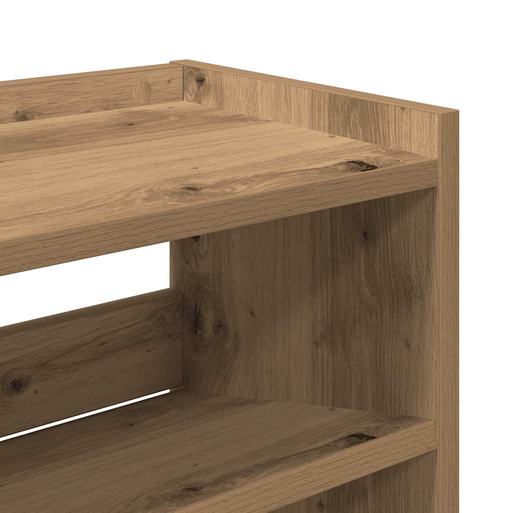 Étagère à chaussures chêne artisanal bois d'ingénierie - XIOS