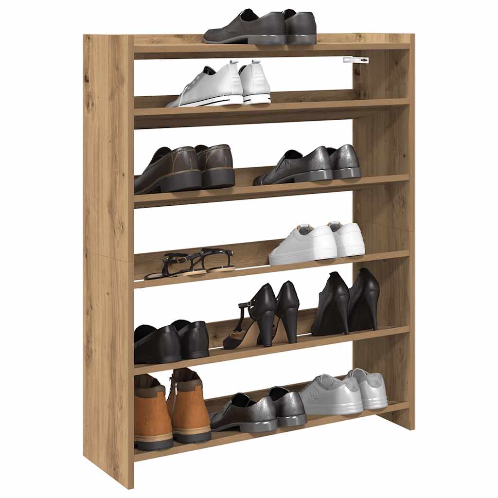 Étagère à chaussures chêne artisanal bois d'ingénierie - XIOS