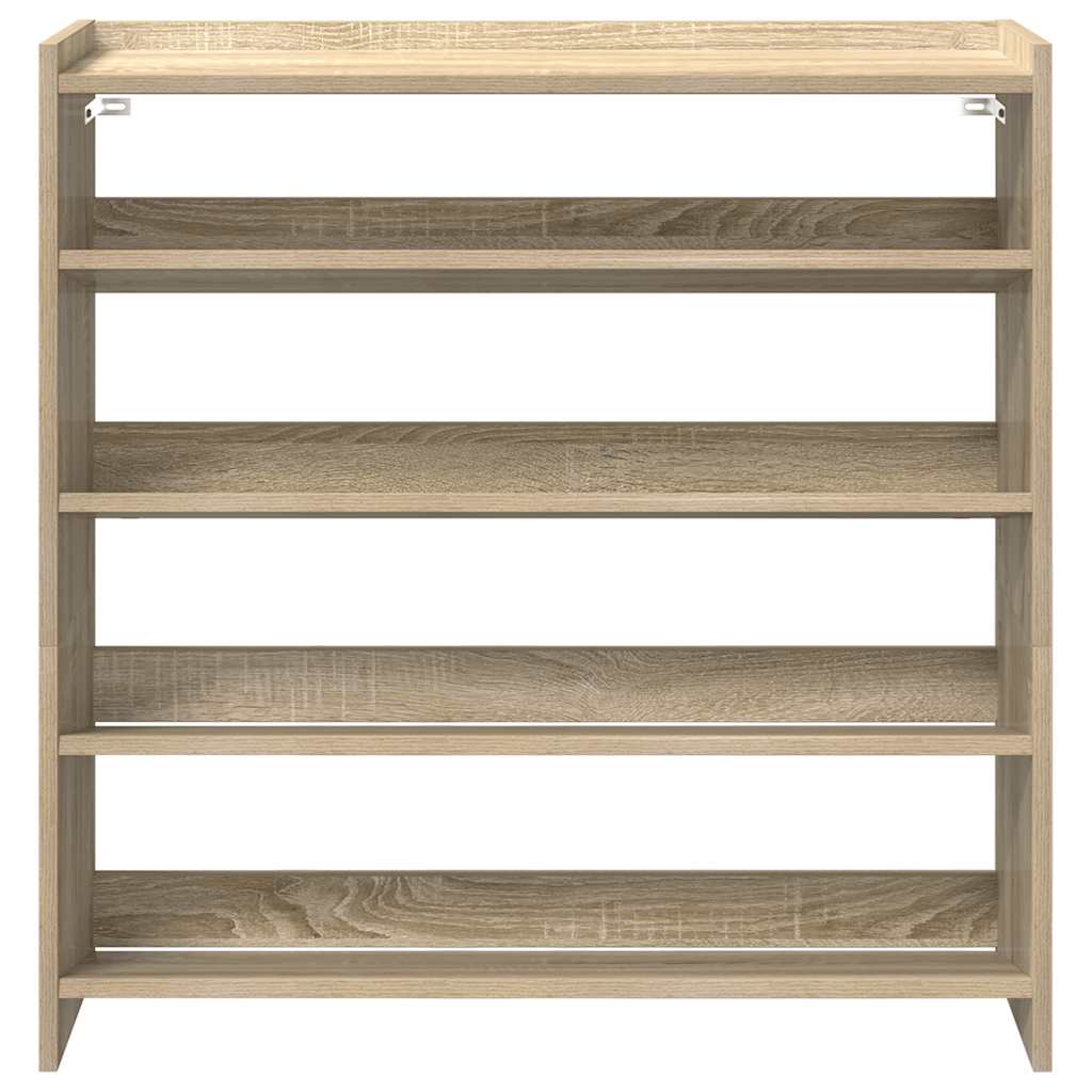 Étagère à chaussures chêne sonoma 80x25x81 cm bois ingénierie - XIOS