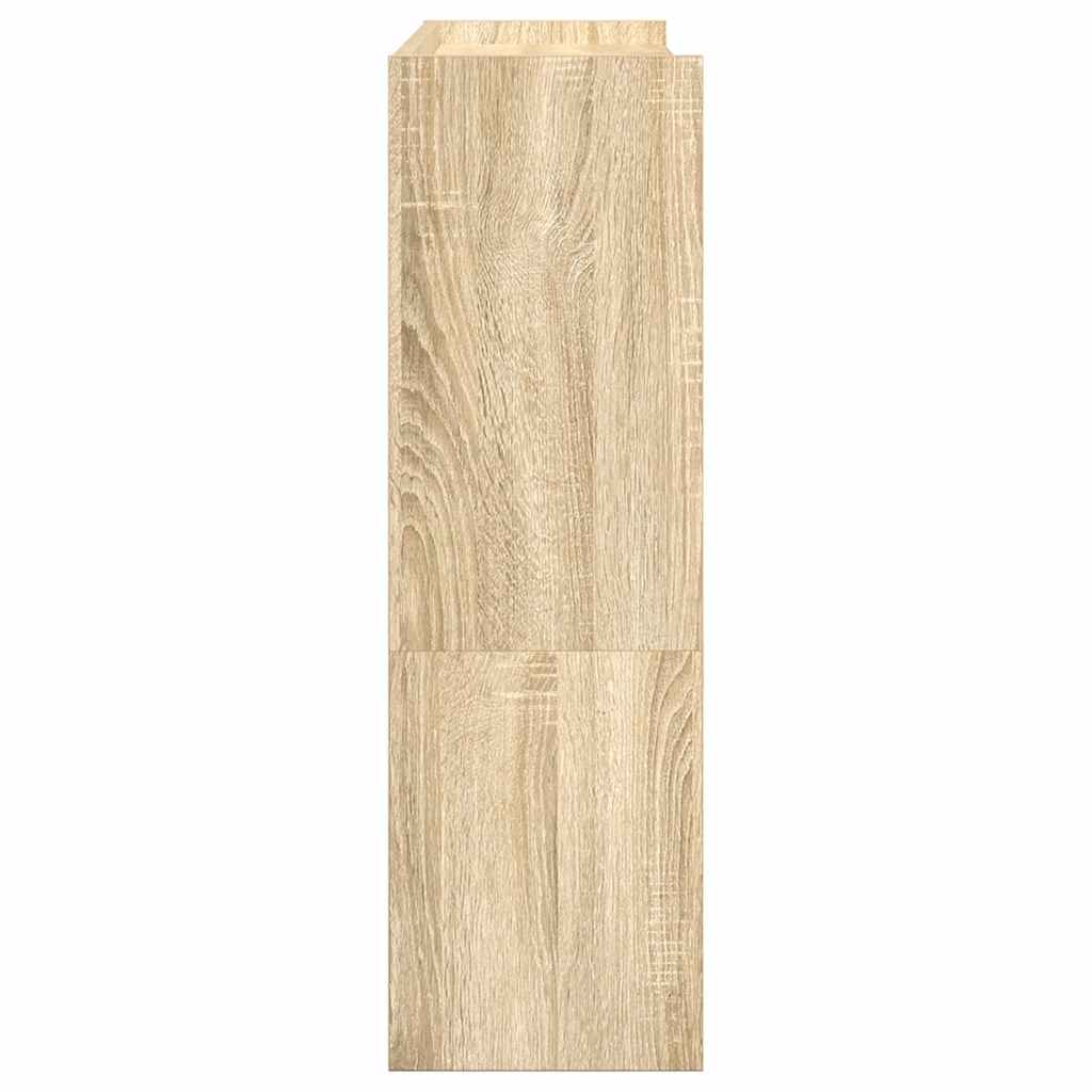 Étagère à chaussures chêne sonoma 80x25x81 cm bois ingénierie - XIOS