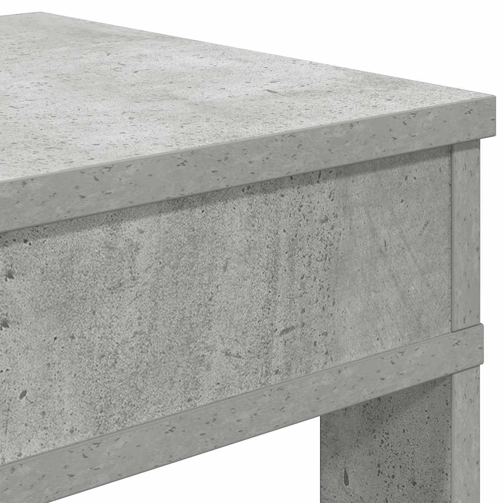 Étagère à chaussures gris béton 60x30x98 cm bois d'ingénierie - XIOS