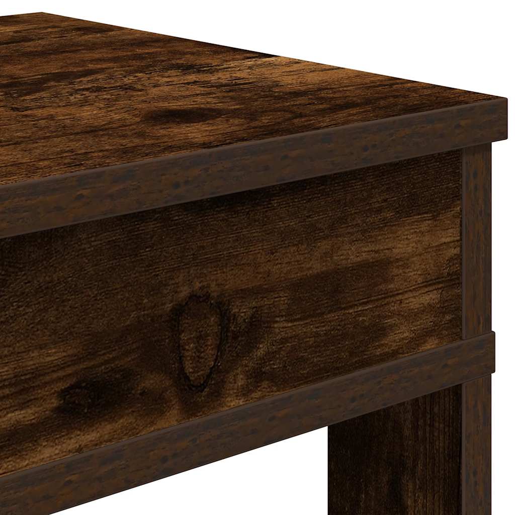 Étagère à chaussures chêne fumé 60x30x98 cm bois d'ingénierie - XIOS
