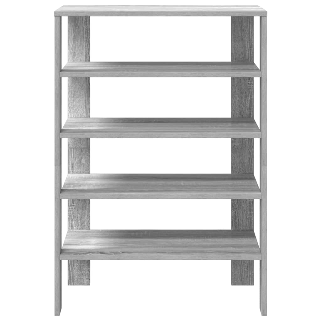 Étagère à chaussures sonoma gris 60x30x98 cm bois d'ingénierie - XIOS