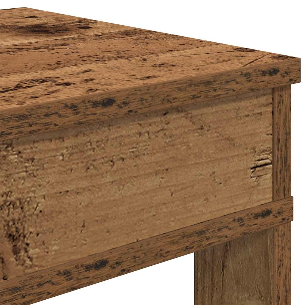Étagère à chaussures vieux bois 60x30x98 cm bois d'ingénierie - XIOS