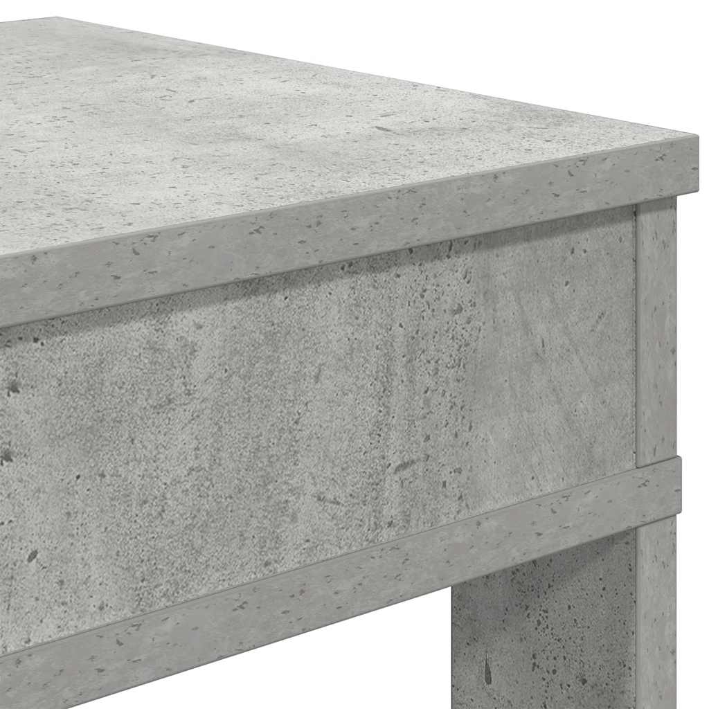 Étagère à chaussures gris béton 80x30x98 cm bois d'ingénierie - XIOS