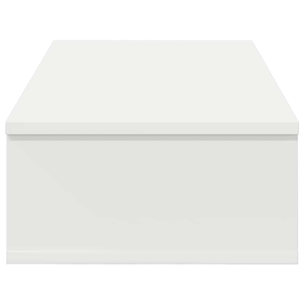 Étagère murale avec tiroirs blanc 80x34x17 cm bois d'ingénierie - XIOS