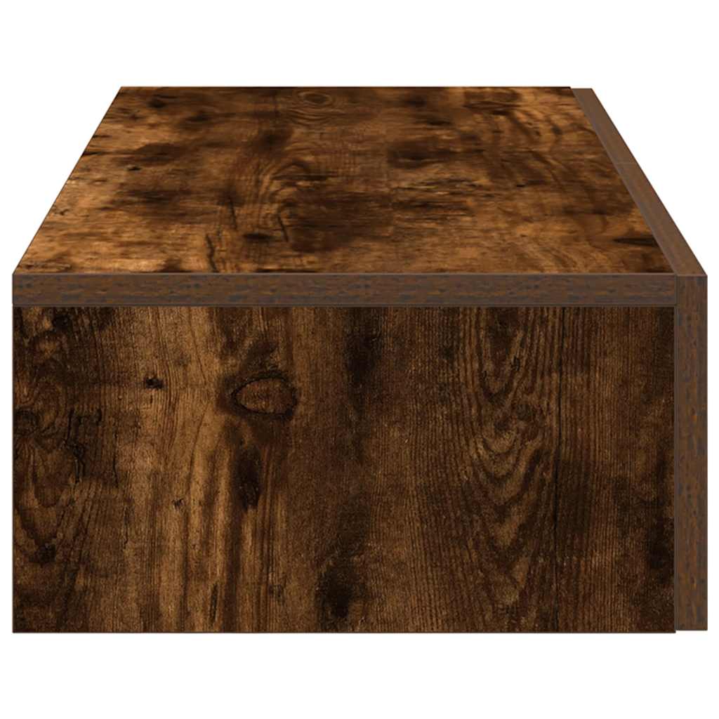 Étagère murale avec tiroirs chêne fumé bois d'ingénierie - XIOS