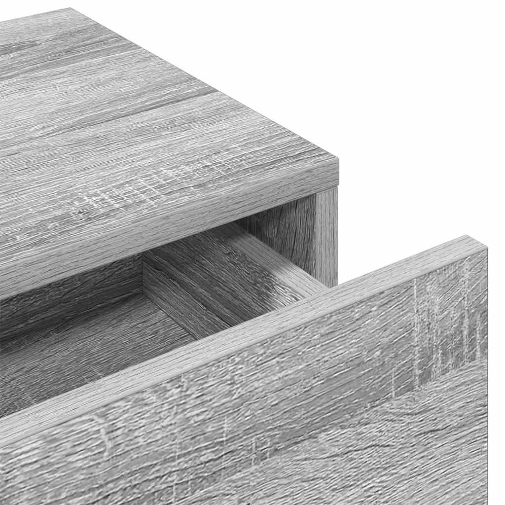 Étagère murale avec tiroirs sonoma gris bois d'ingénierie - XIOS