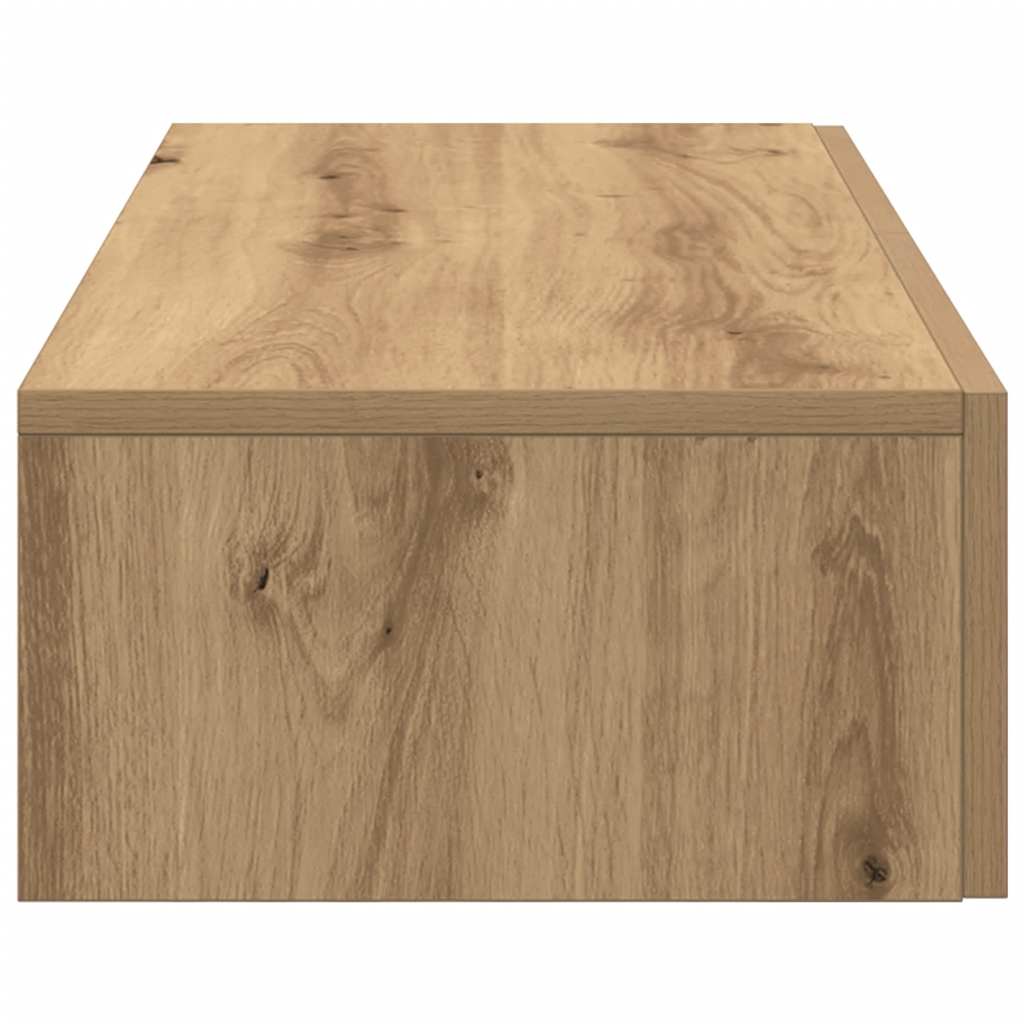 Étagère murale avec tiroirs chêne artisanal bois d'ingénierie - XIOS