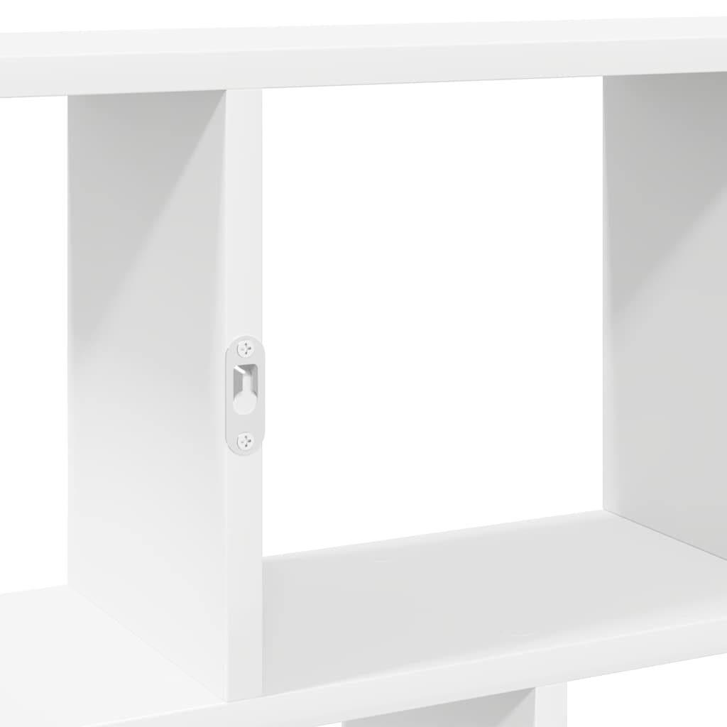 Étagère cube murale 12 compartiments blanc bois d'ingénierie - XIOS