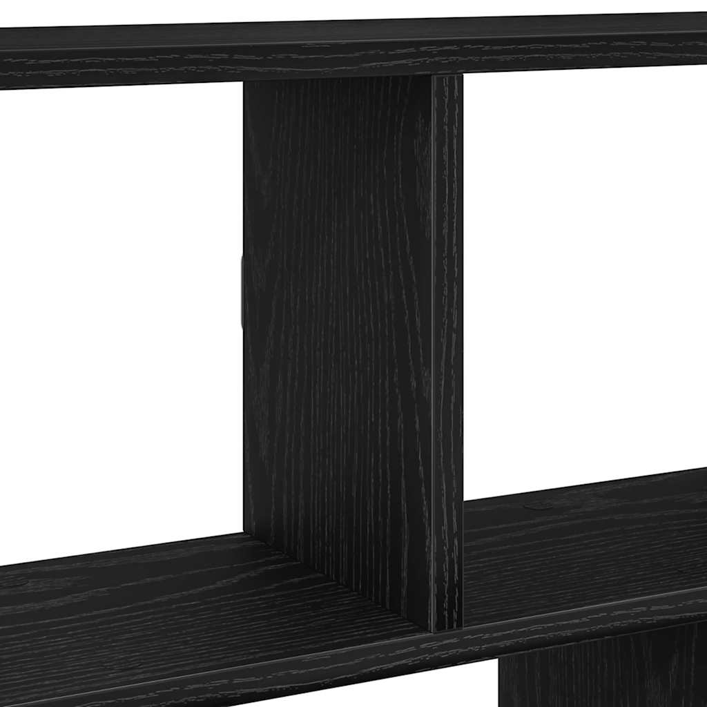 Étagère cube murale 12 compartiments noir bois d'ingénierie - XIOS