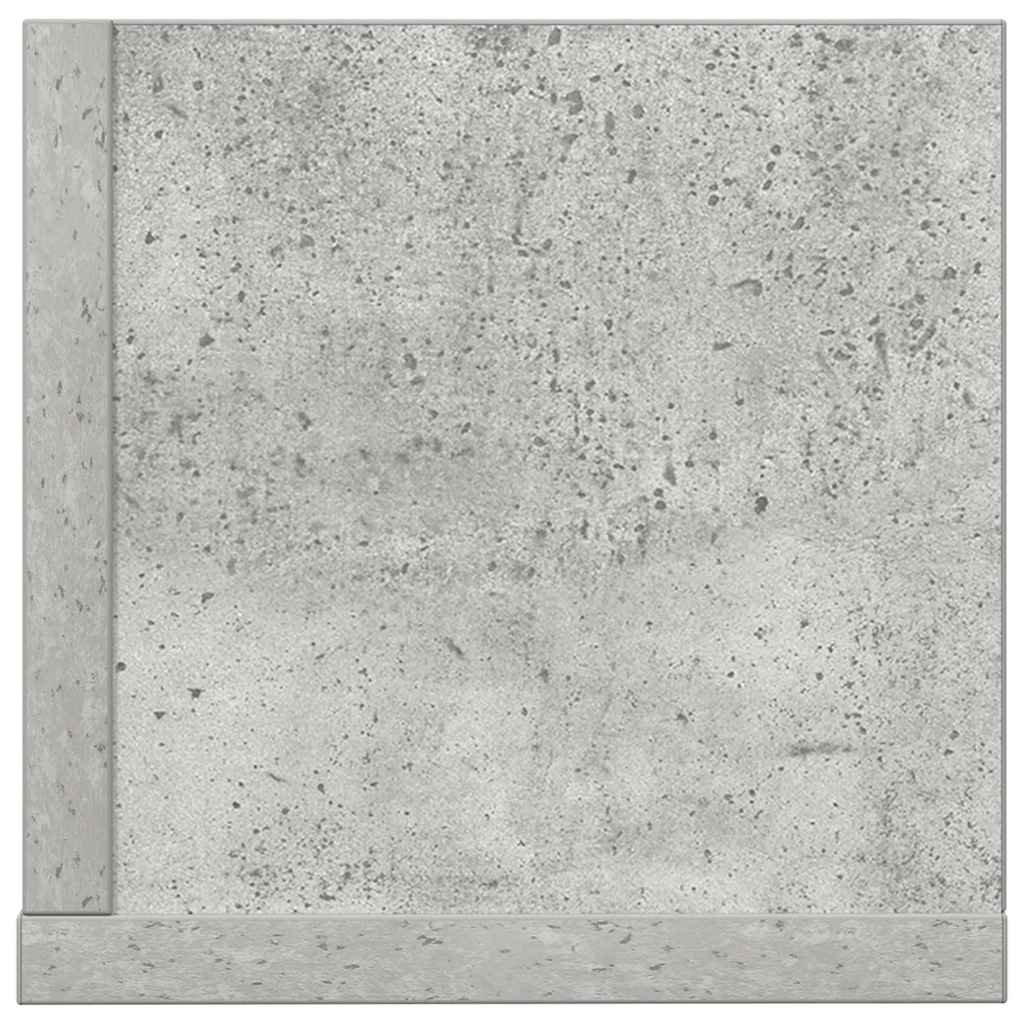 Étagères murales 2pcs gris béton 75x16,5x16,5cm bois ingénierie - XIOS