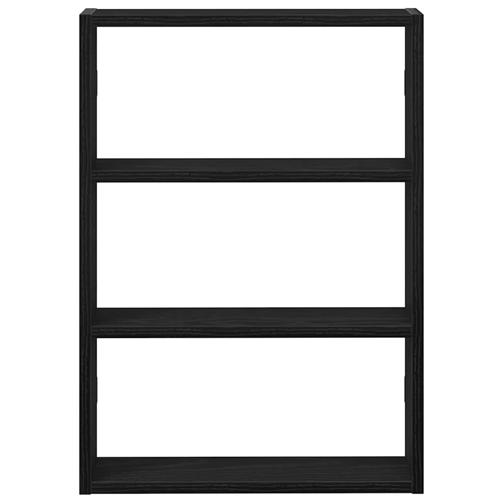 Étagère murale noir 43x9x60 cm bois d'ingénierie - XIOS