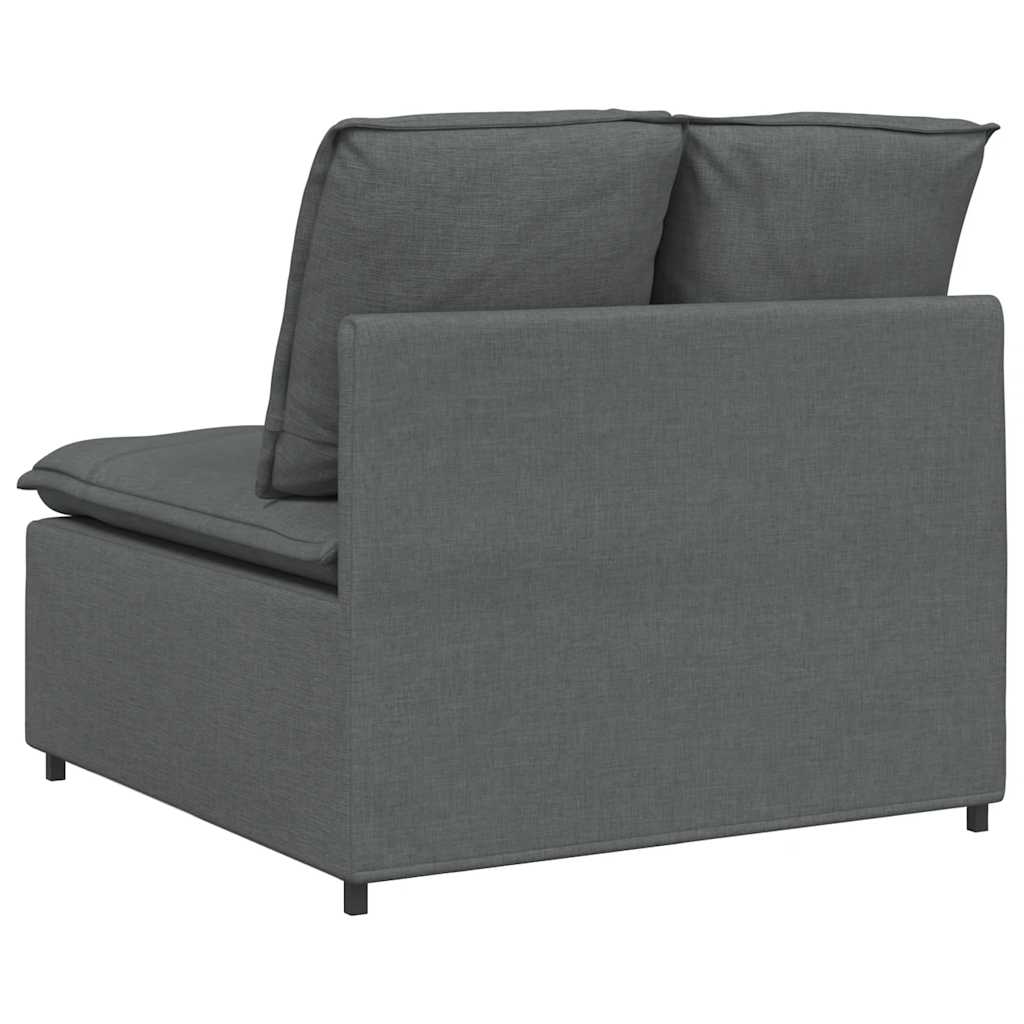 Module central de canapé modulaire coussins gris foncé 100 cm - XIOS